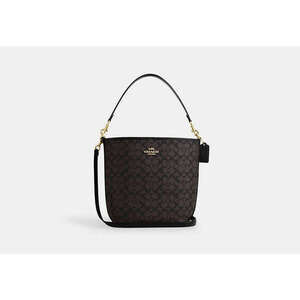 City Large Bucket Bag In Signature Canvas